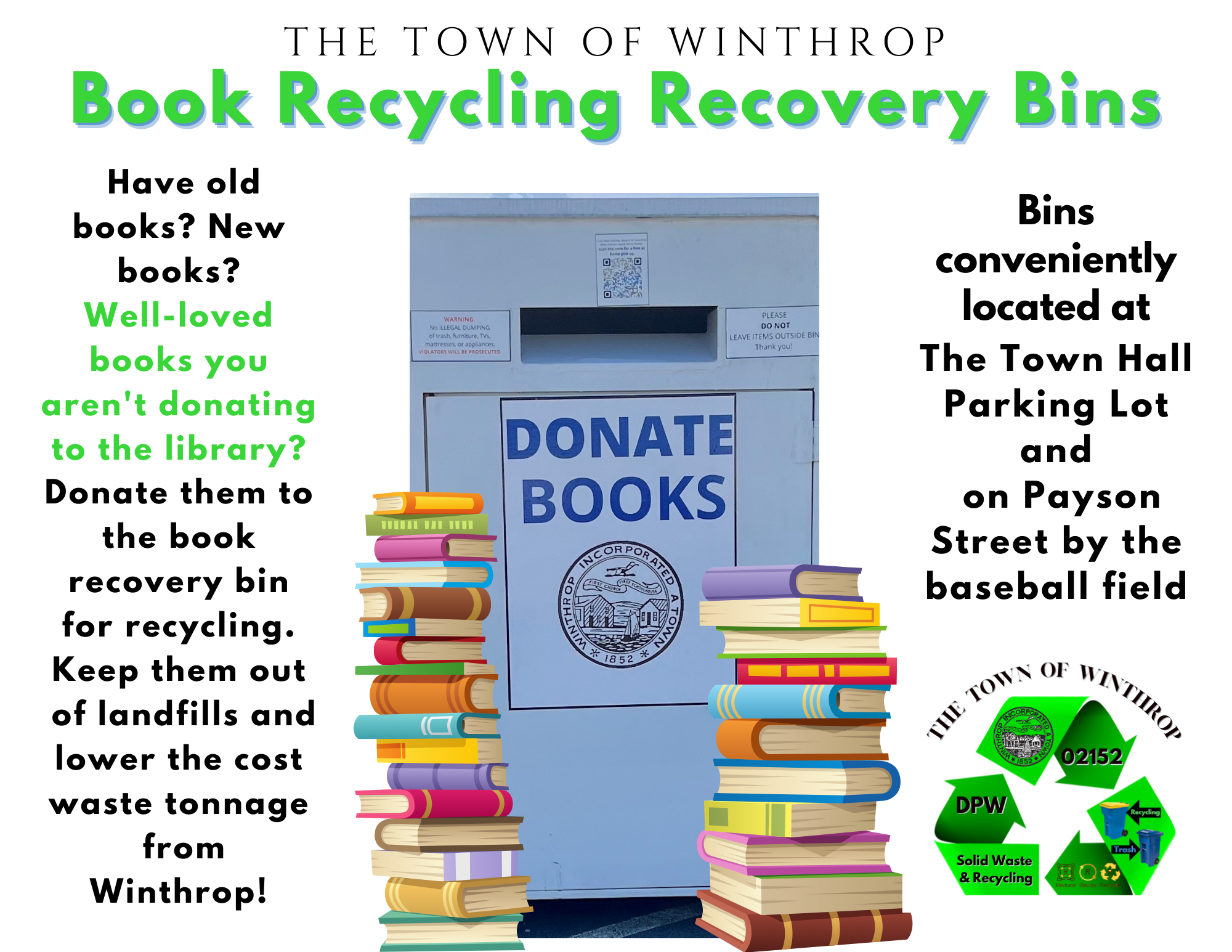 Book Recycling BIns